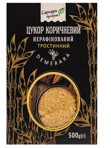 Цукор трост ДЕМЕРАРА Саркара продукт 500г